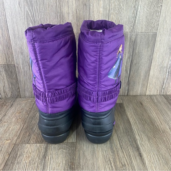 Sorel Disney Frozen Boot Girls Sz 3 Anna Flurry Waterproof Purple Pink Warm NWT - Picture 5 of 7